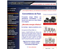 Tablet Screenshot of convertidorestrifasicos.com
